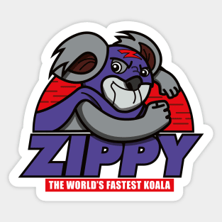 Zippy - The World's Fastest Koala - Alternate Sticker